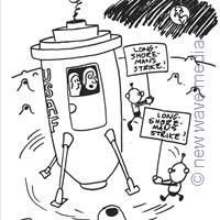 colonizing natives protesting