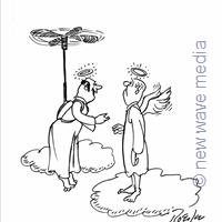 angel flying propeller rope