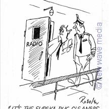 communicating on board radio
